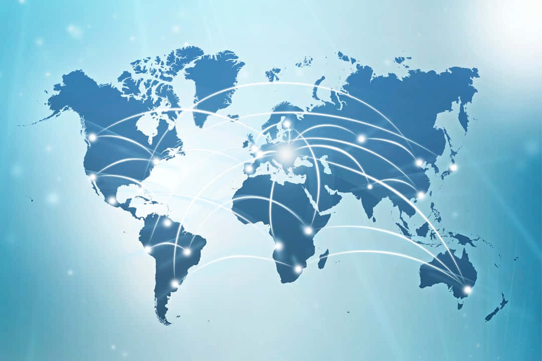 Embrace the Global Reach of Technology Wallpaper
