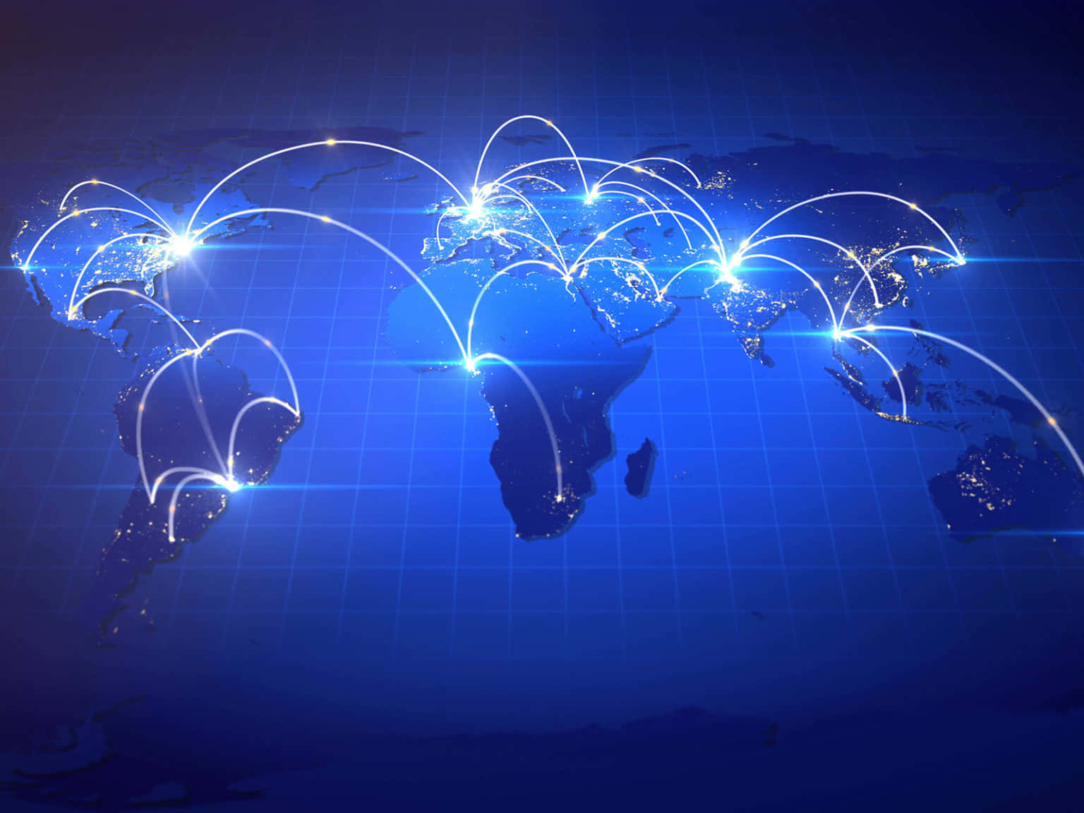 Our World Connected By Globalization Wallpaper
