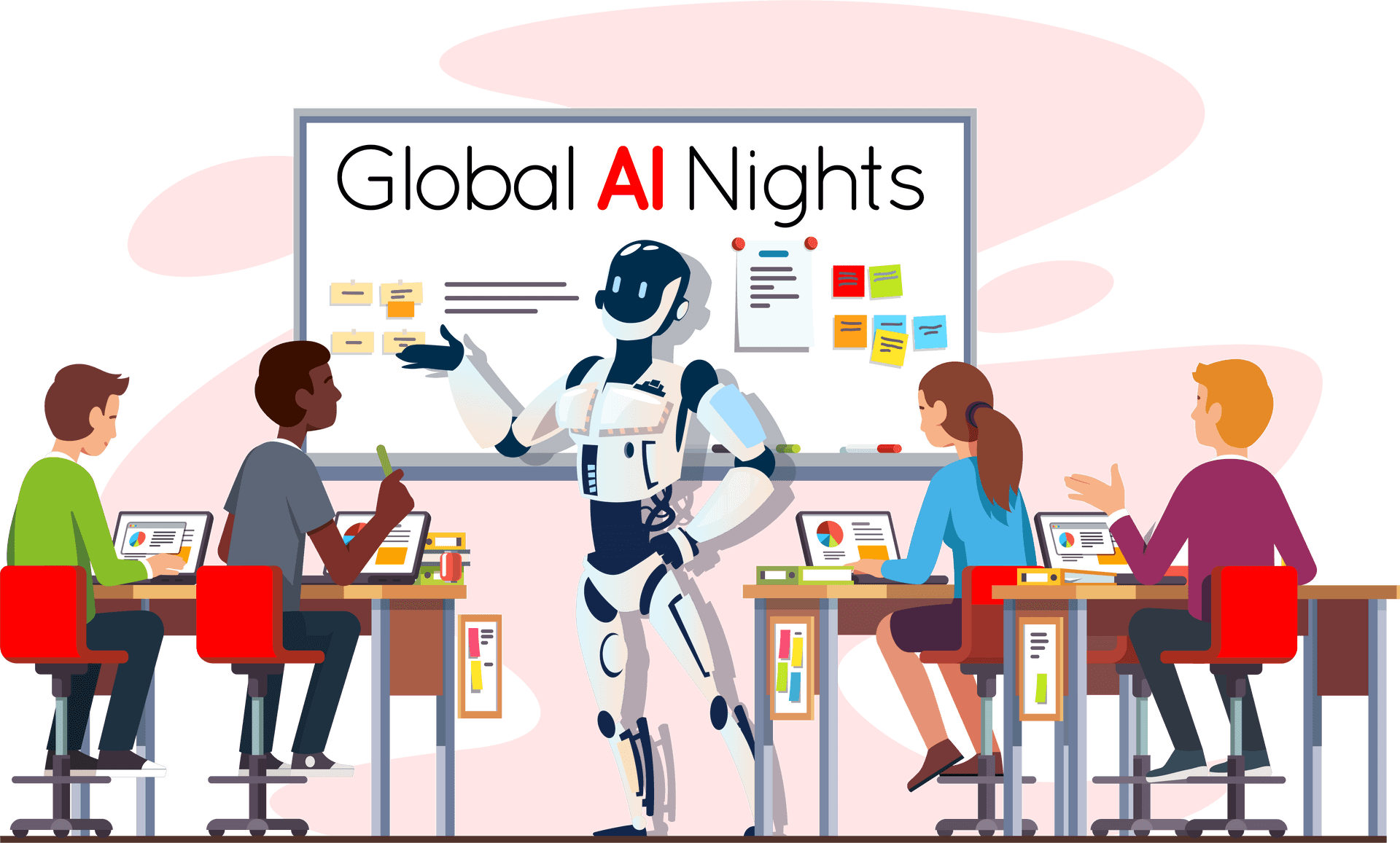 Global A I Nights Presentation PNG