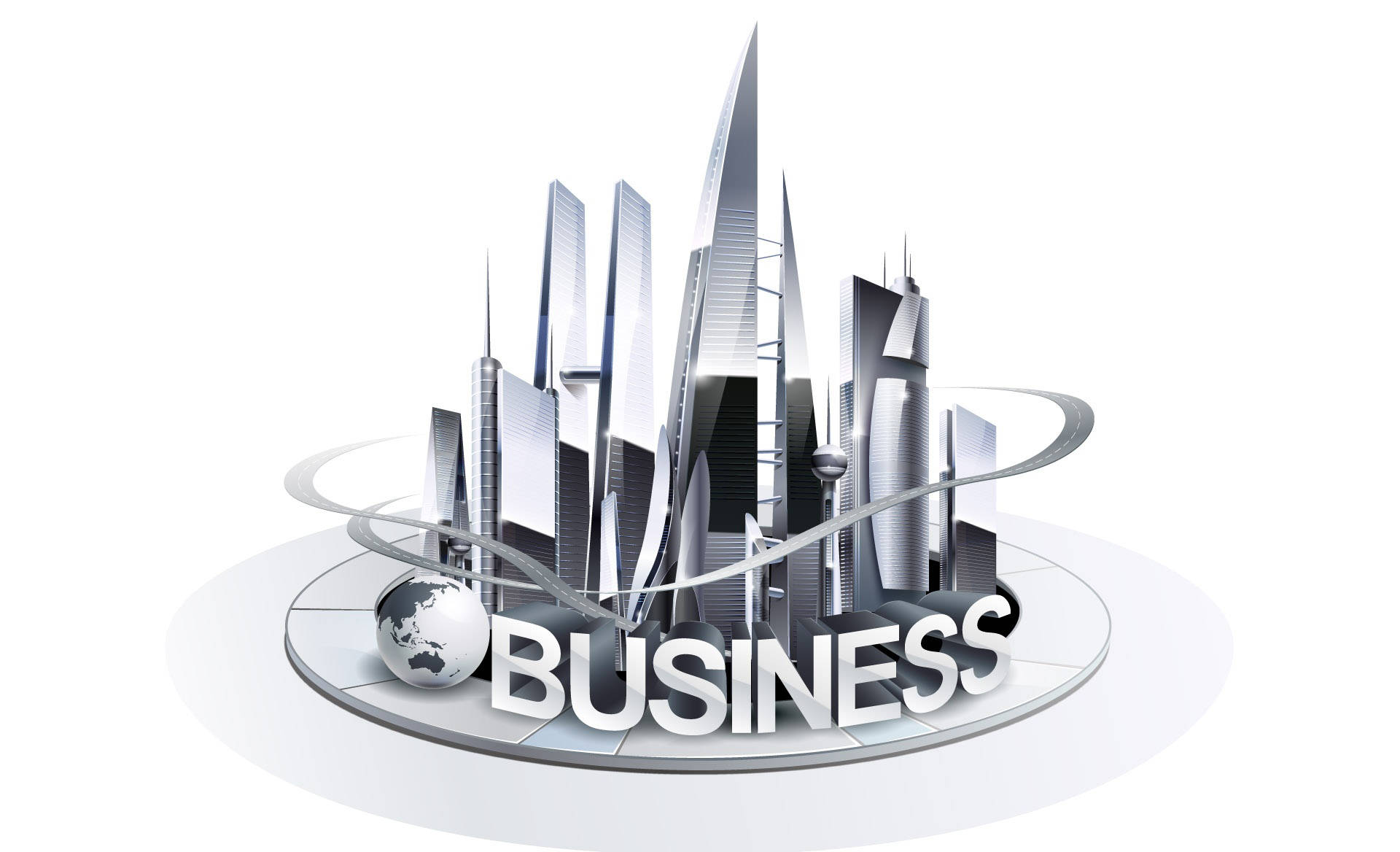 Global Business Logo Wallpaper