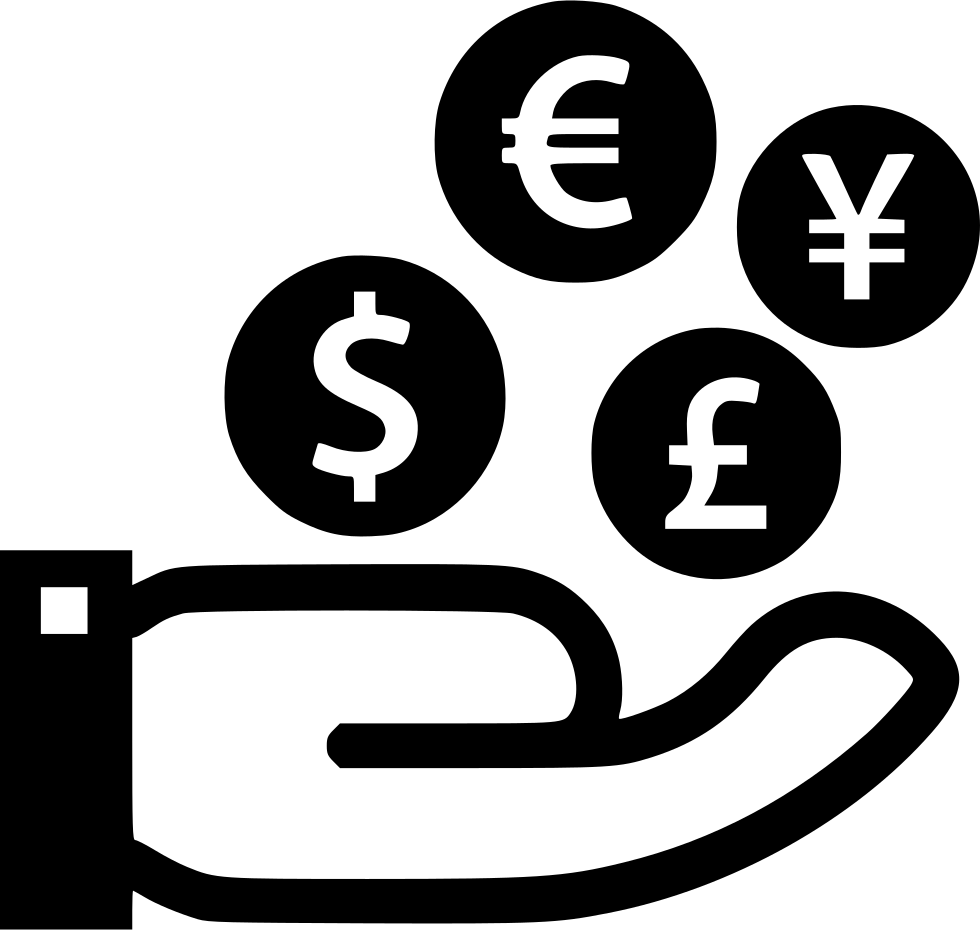 Global Currency Symbolsin Hand PNG