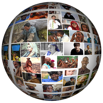 Global Diversity Collage PNG