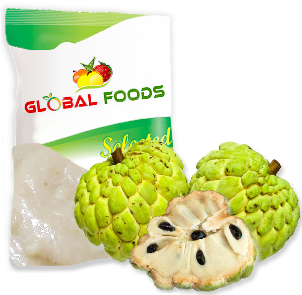 Global Foods Selected Custard Apple Packaging PNG