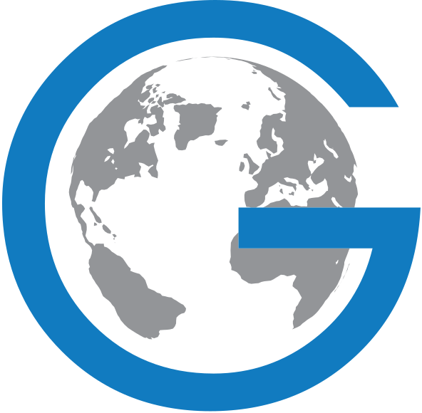 Global Icon Blue Arrow PNG