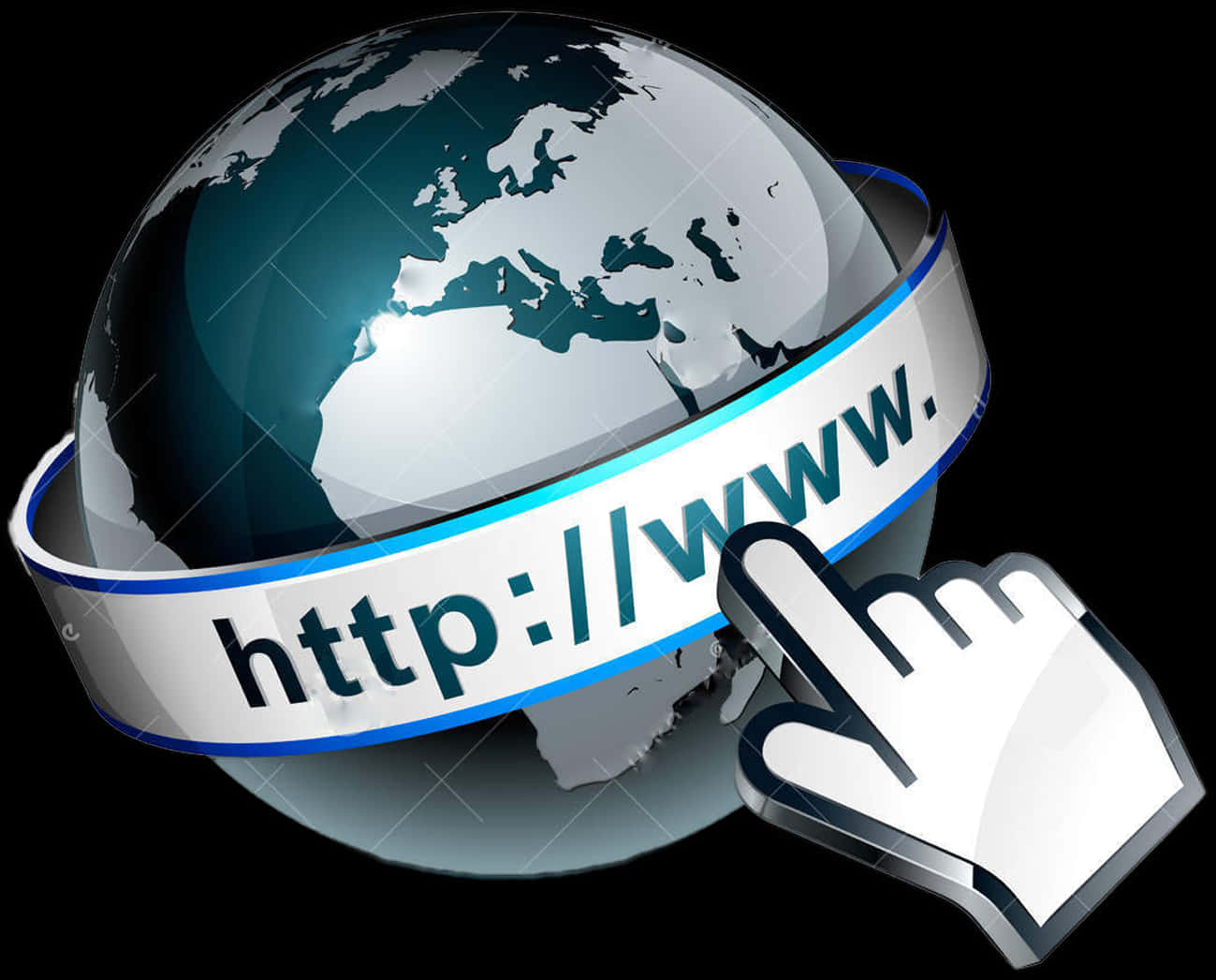 Global Internet Access Concept PNG