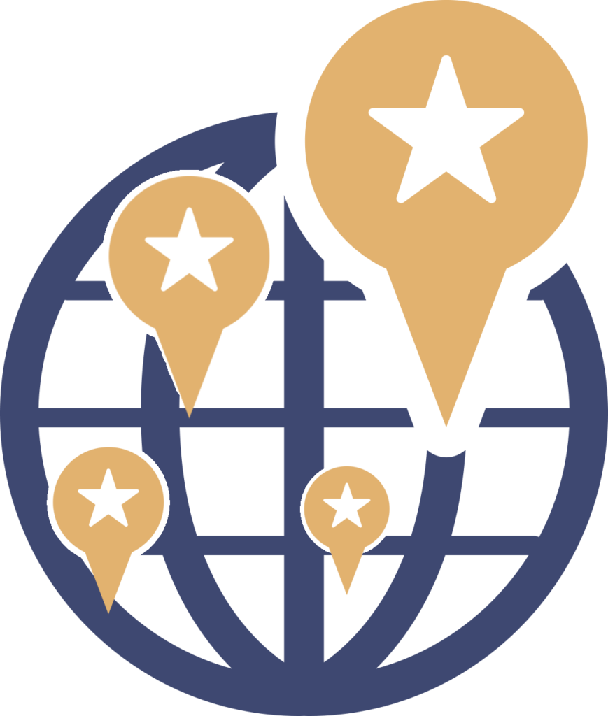 Global Location Pins Vector PNG