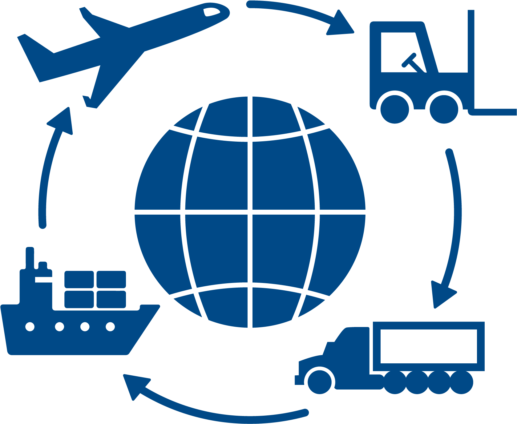 Global Logistics Network Graphic PNG
