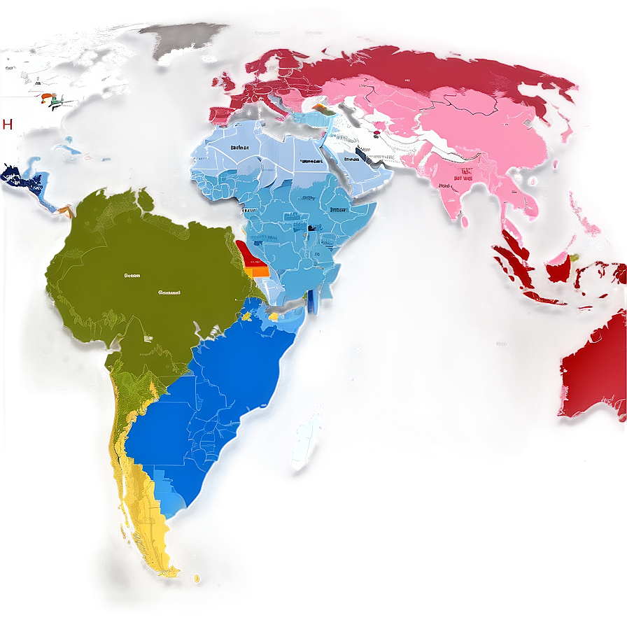 Global Map With Countries Png Rcn92 PNG