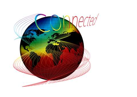 Global Network Connectivity Concept PNG