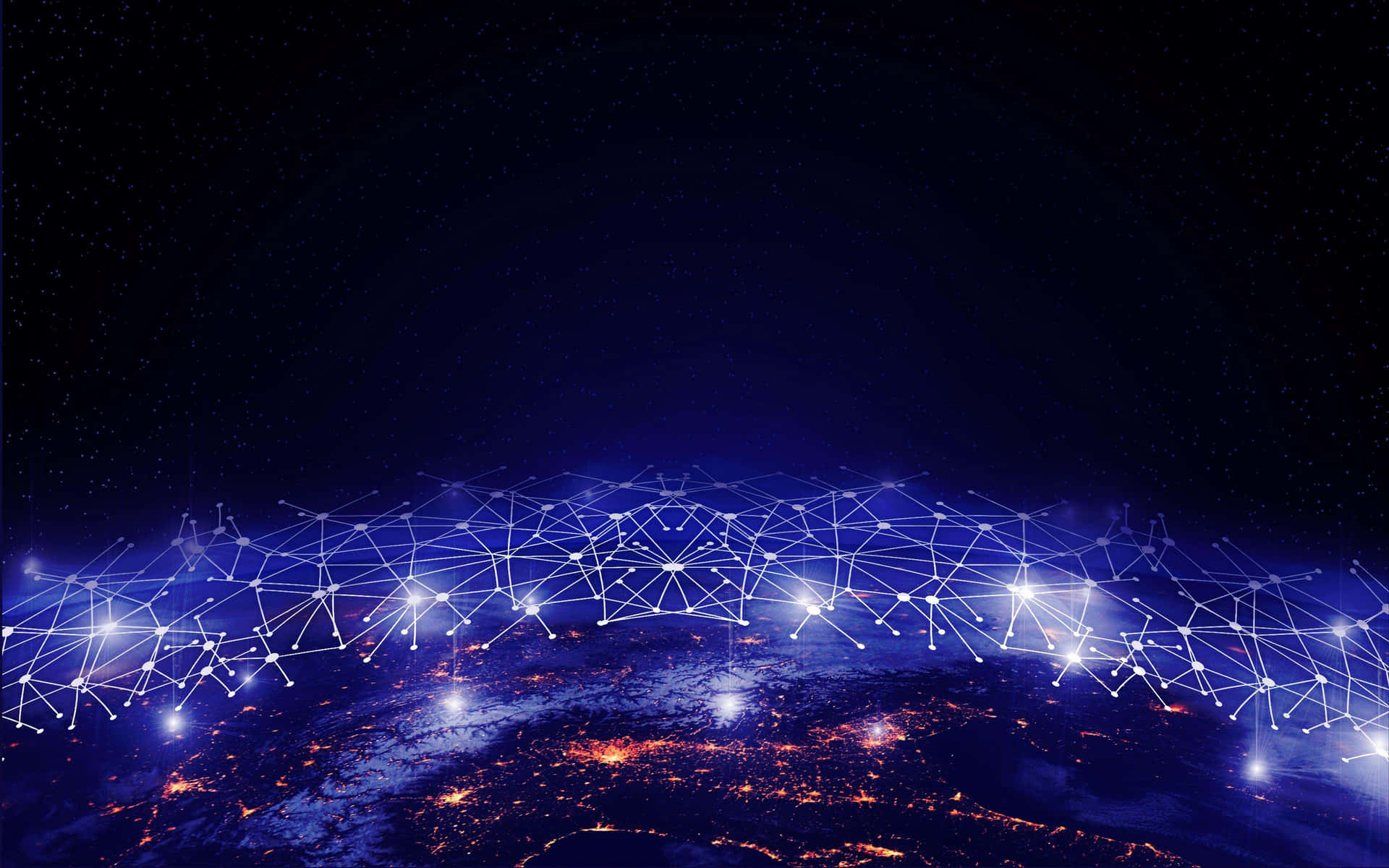 Global Network Connectivity Concept Wallpaper
