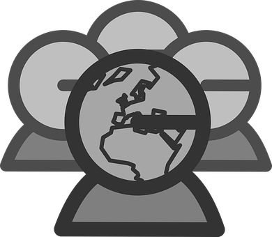 Global Network Connectivity Icon PNG