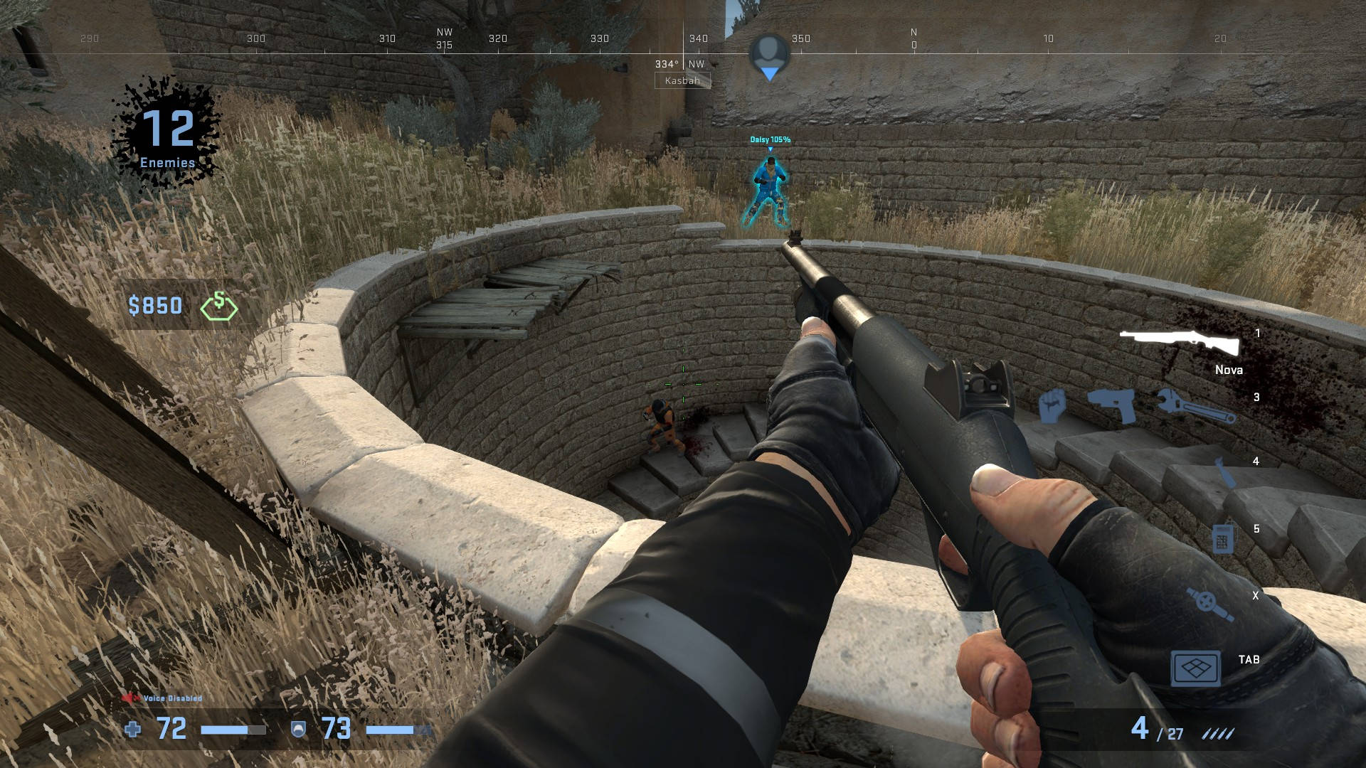 sSpillere af Counter-Strike: Global Offensive oplever konsol-lignende grafik på PC-platforme. Wallpaper