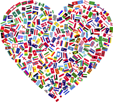 Global Unity Heart PNG