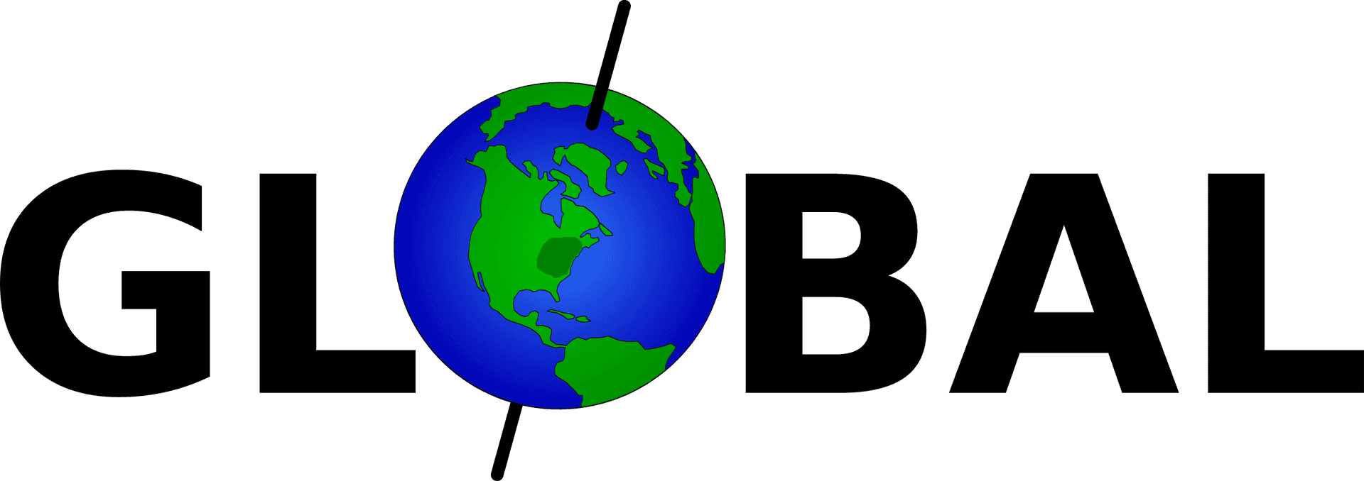 Global Word Earth Graphic PNG