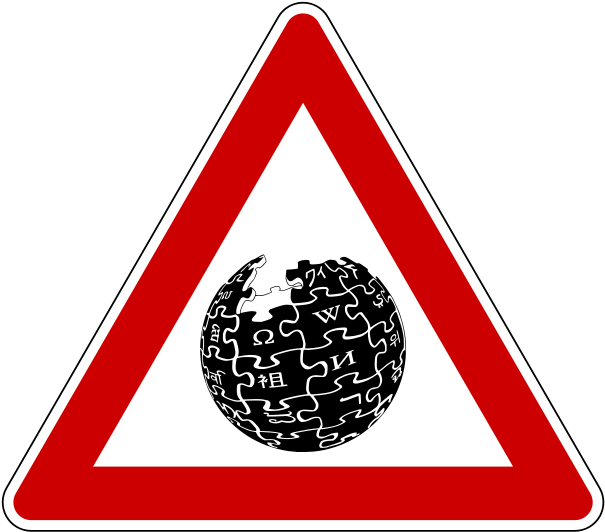 Global_ Wikipedia_ Puzzle_ Warning_ Sign PNG