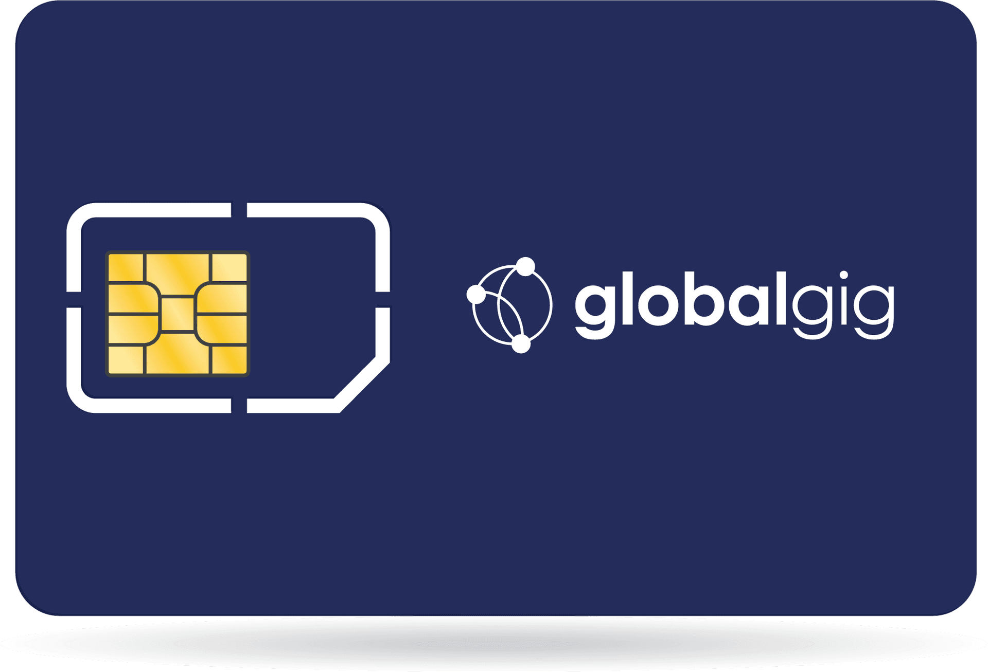 Globalgig S I M Card Branding PNG