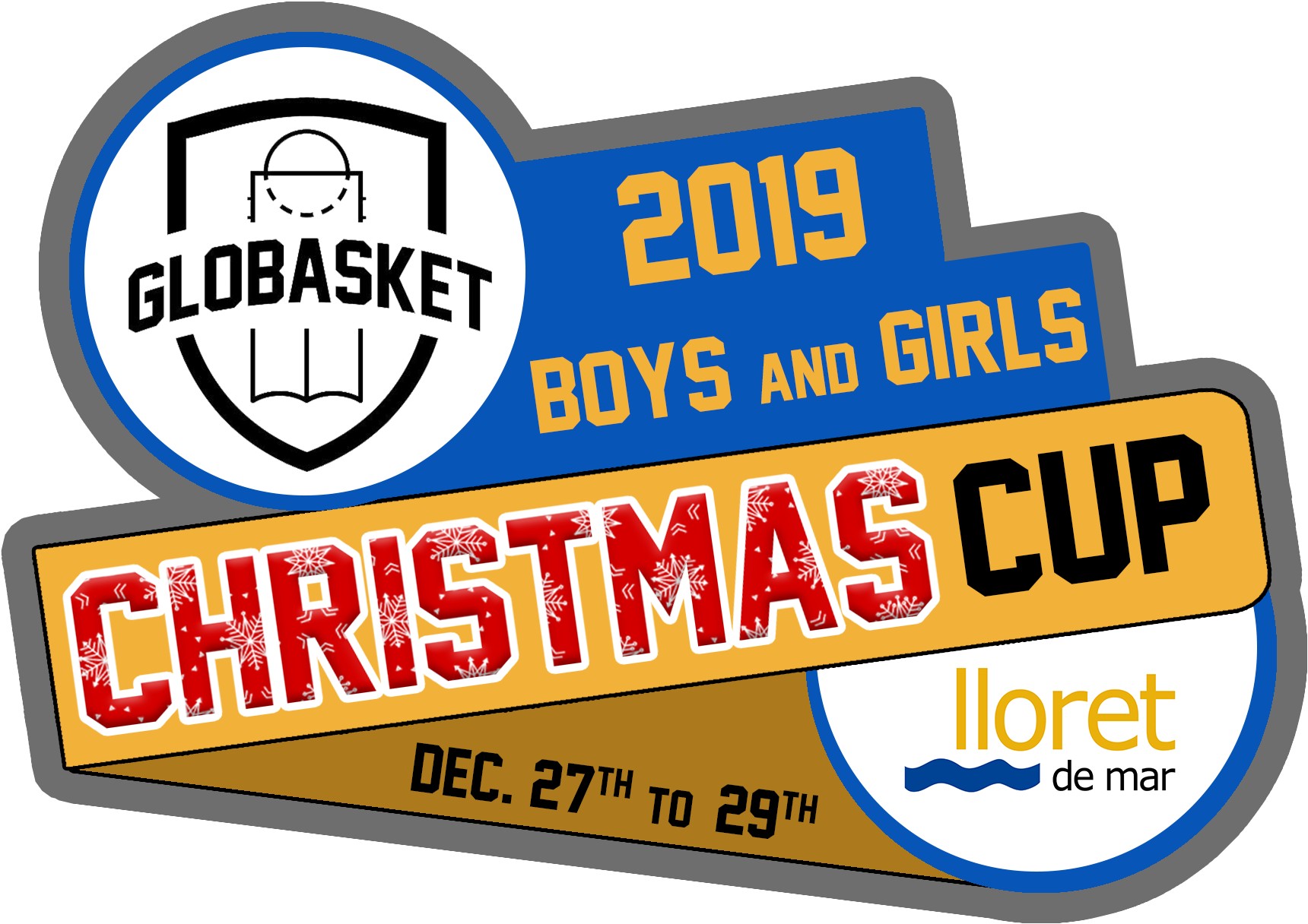 Globasket2019 Christmas Cup Logo PNG