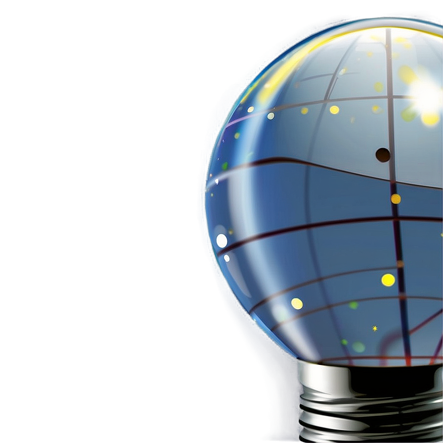 Globe Lightbulb Png 05242024 PNG