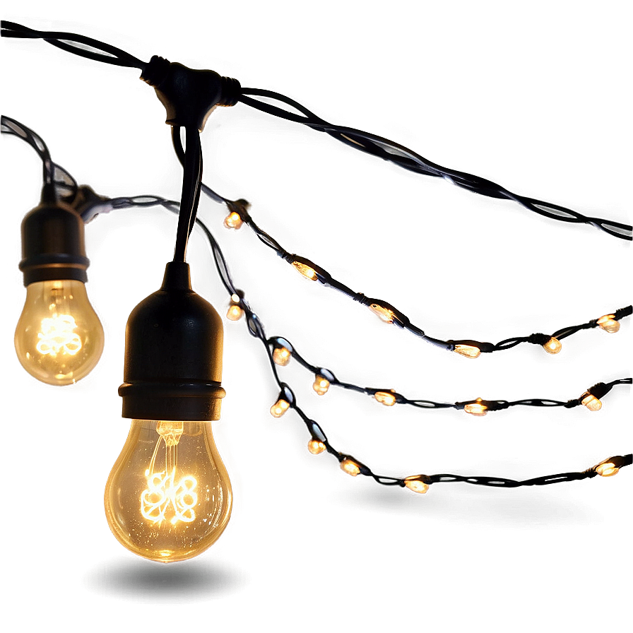 Globe String Lights Png 05252024 PNG