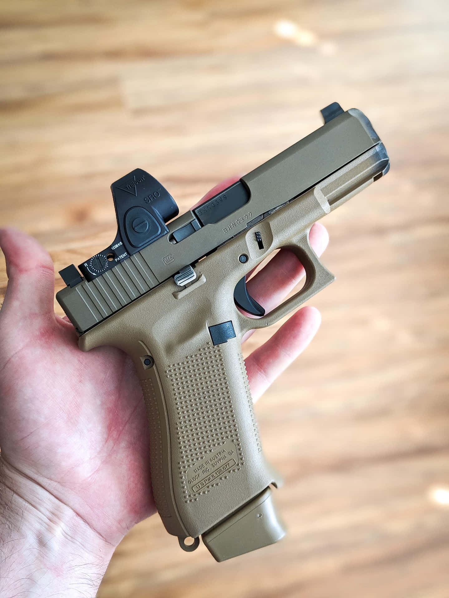 Close Up Of A Glock 19