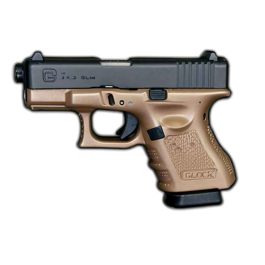 Glock 30s Slim Frame .45 Acp Png Yyn PNG