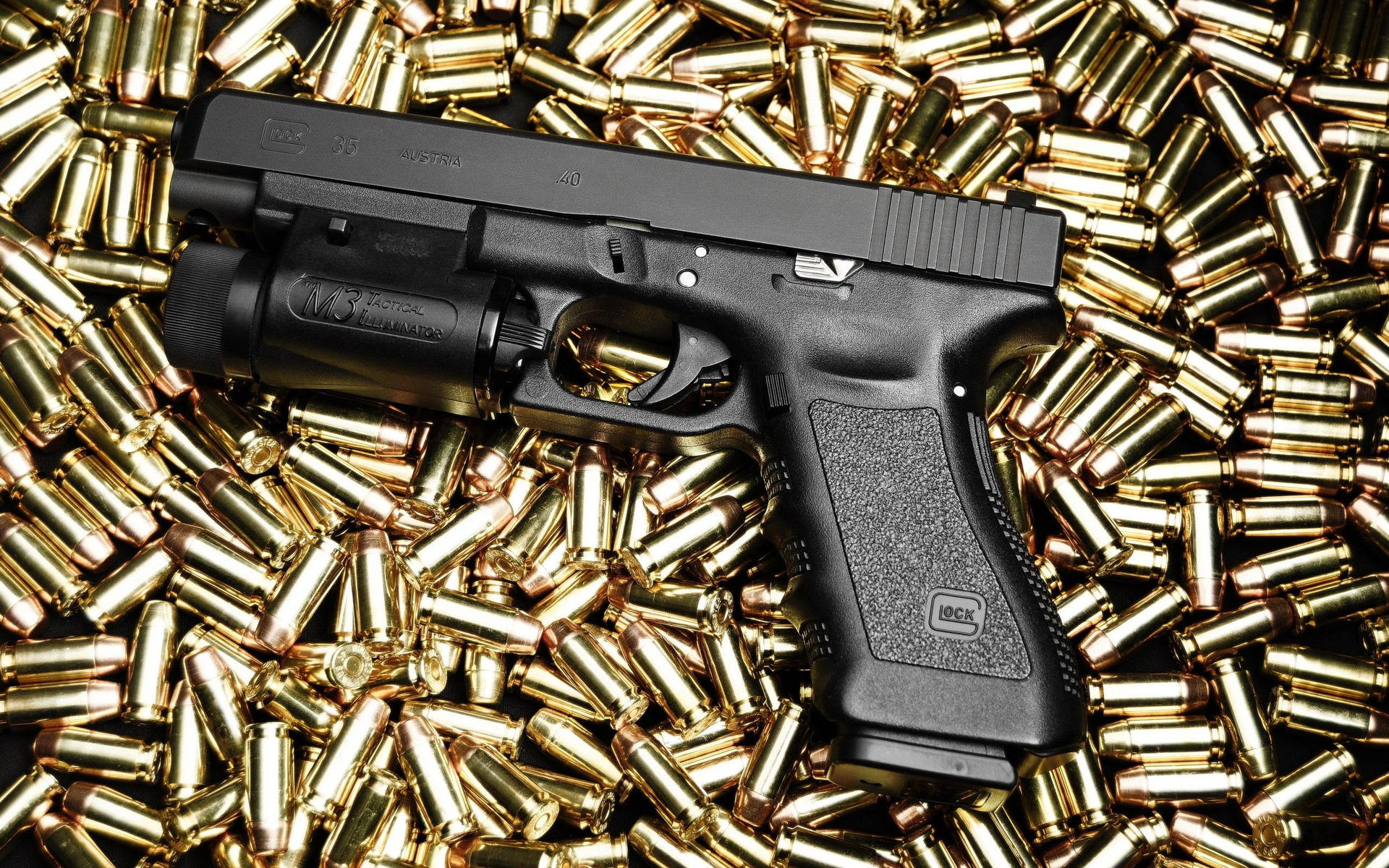 Glock 35 On Bullets