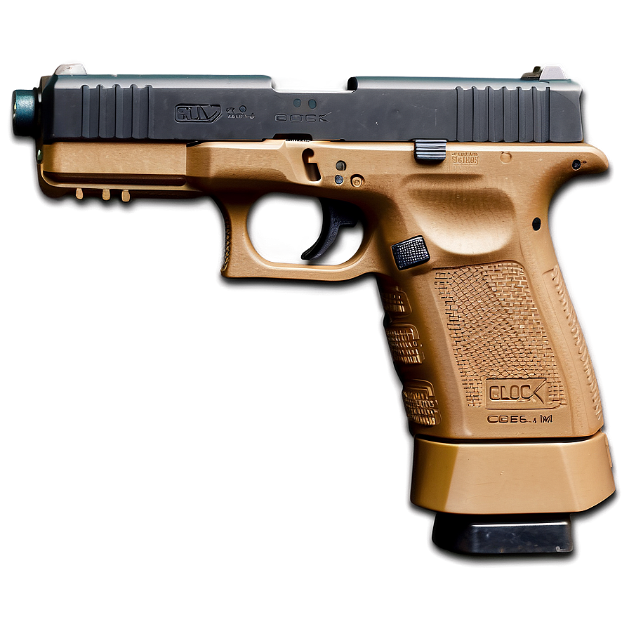 Glock 9mm Gun Png 05212024 PNG