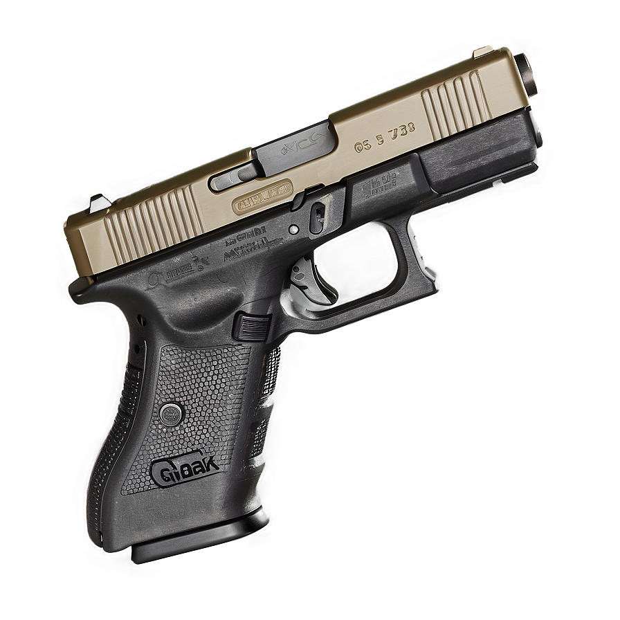 Glock Gen5 Series Pistol Png Dao21 PNG