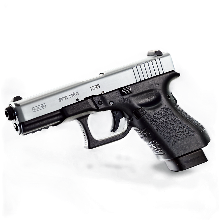 Download Glock Silver Slide Edition Png Hjb86 | Wallpapers.com