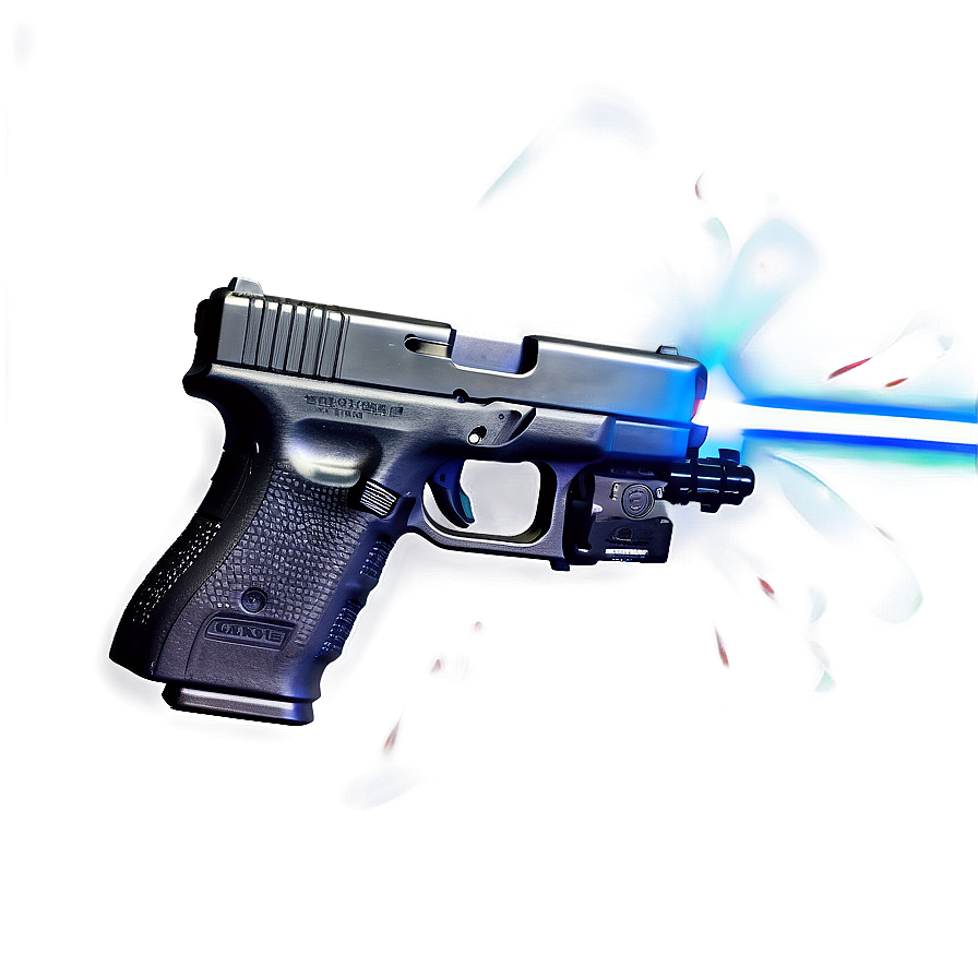 Glock With Laser Sight Attachment Png Ysy84 PNG