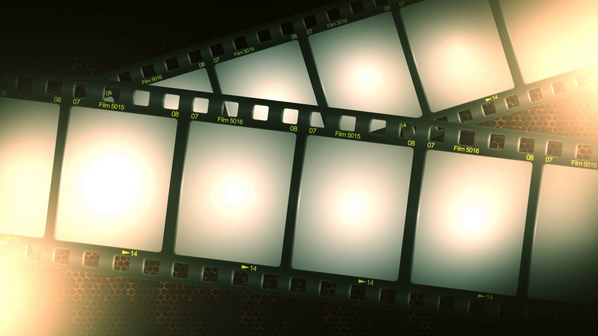 Glødende Film Strips Wallpaper