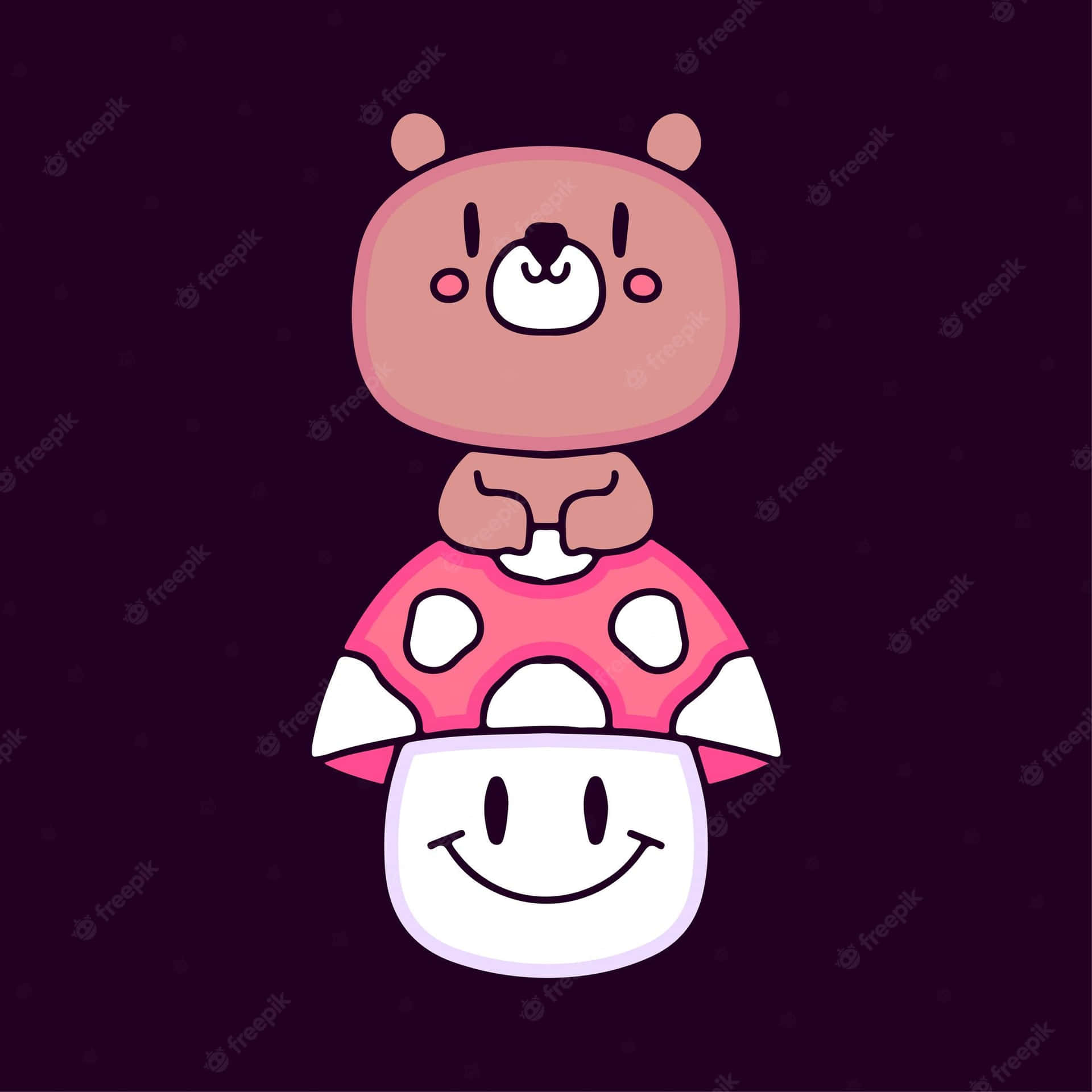 Add Some Fun To Your Life With Gloomy Bear Wallpaper