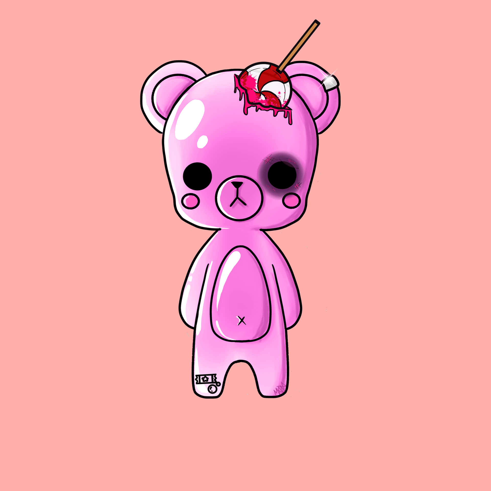 "A Look Into The Soul of Gloomy Bear" Wallpaper