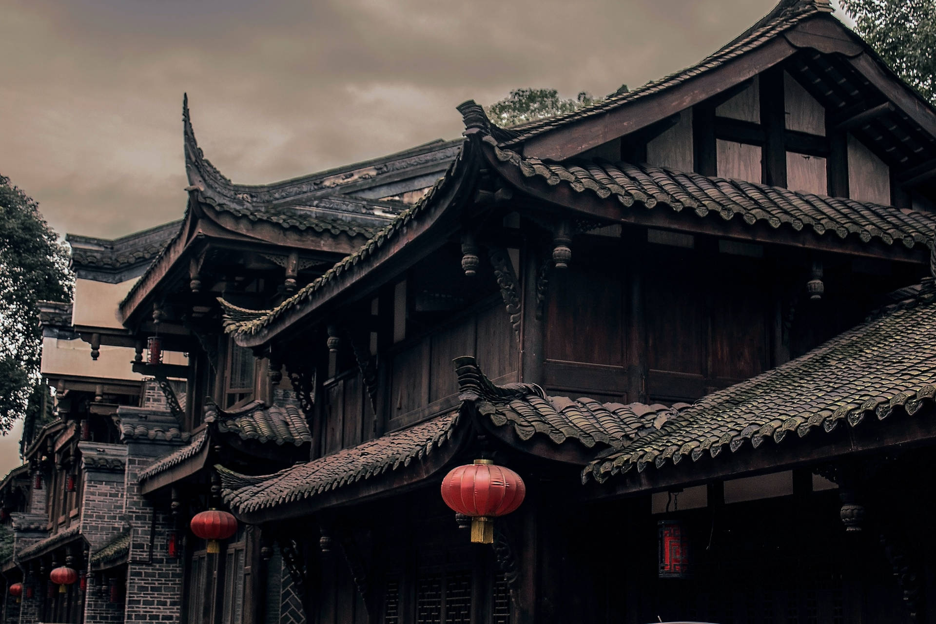 Gloomy Chinese House