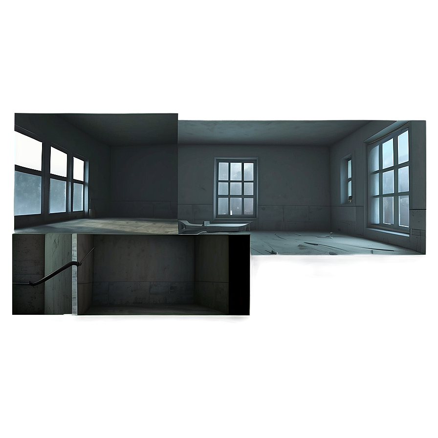 Gloomy Dark Room Png 06242024 PNG