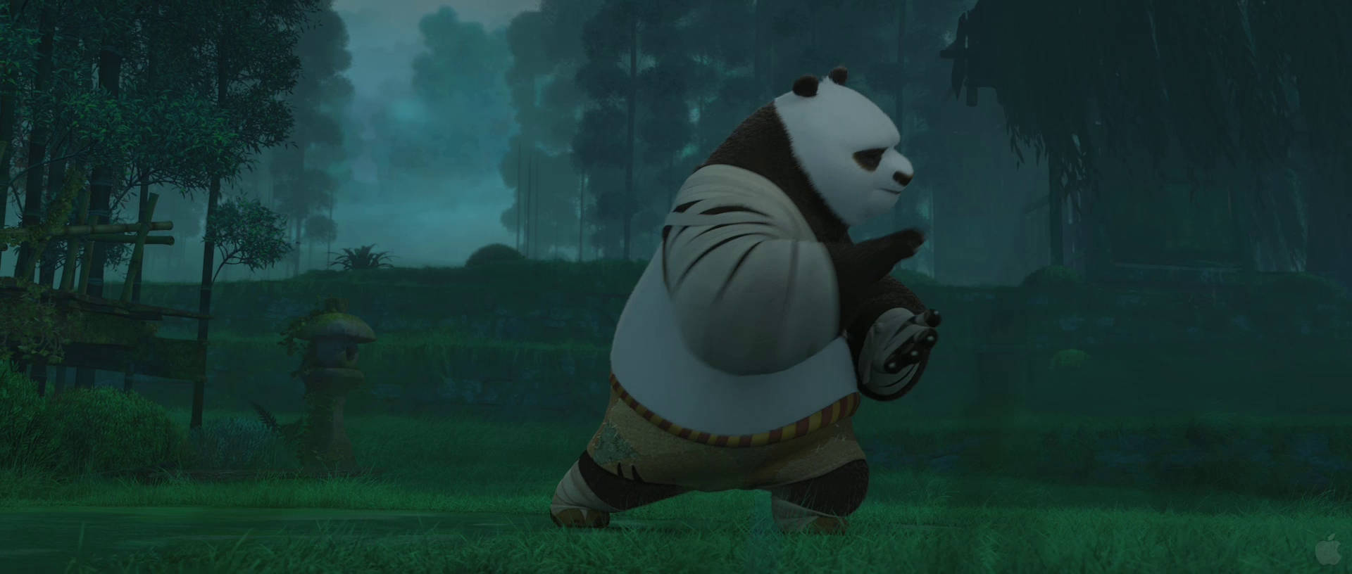 Gloomy Kung Fu Panda 2 Wallpaper