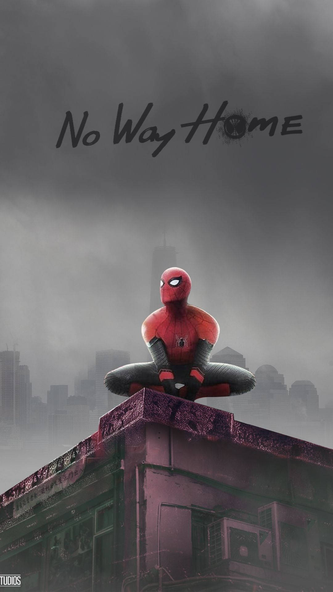 Gloomy Spider Man No Way Home Wallpaper
