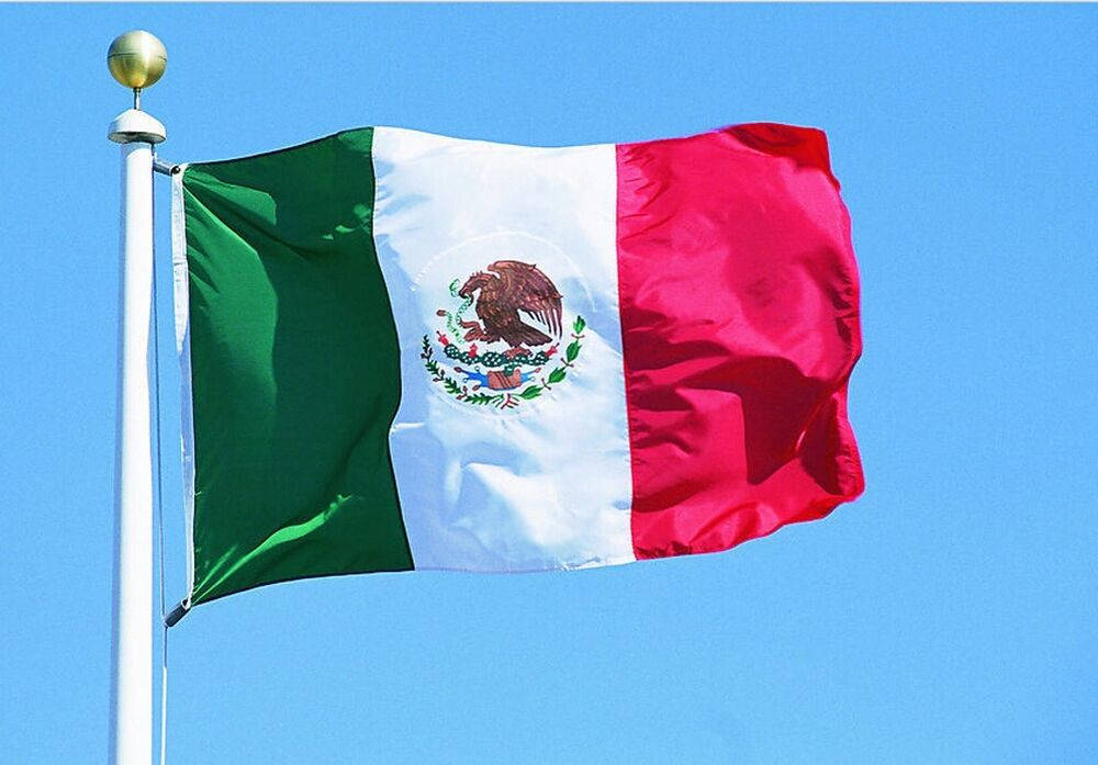Glorious Flag Of Mexico Wallpaper
