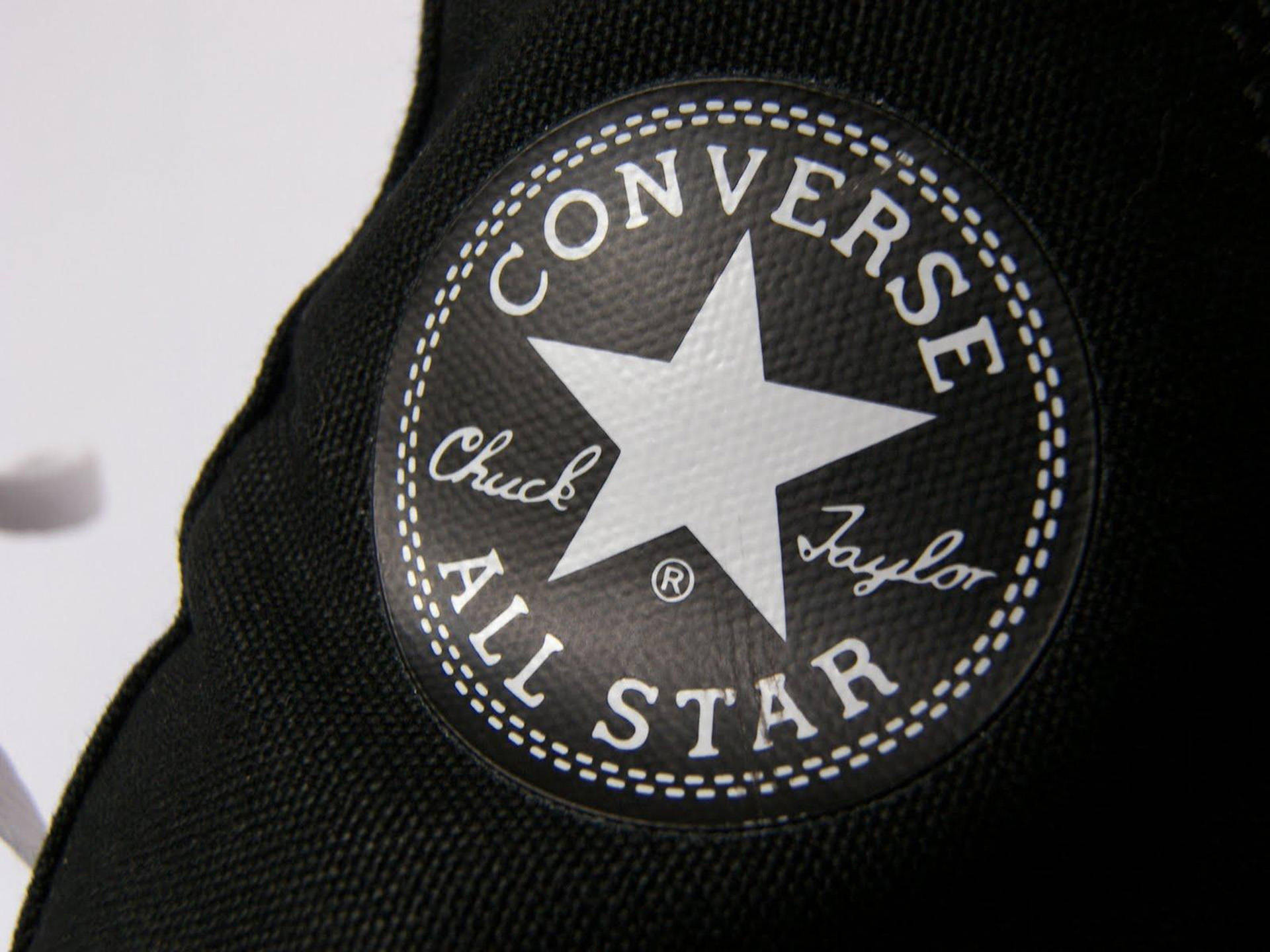 Blankettpå Dator Eller Mobilbakgrund: Blank All-star Converse-logotyp. Wallpaper