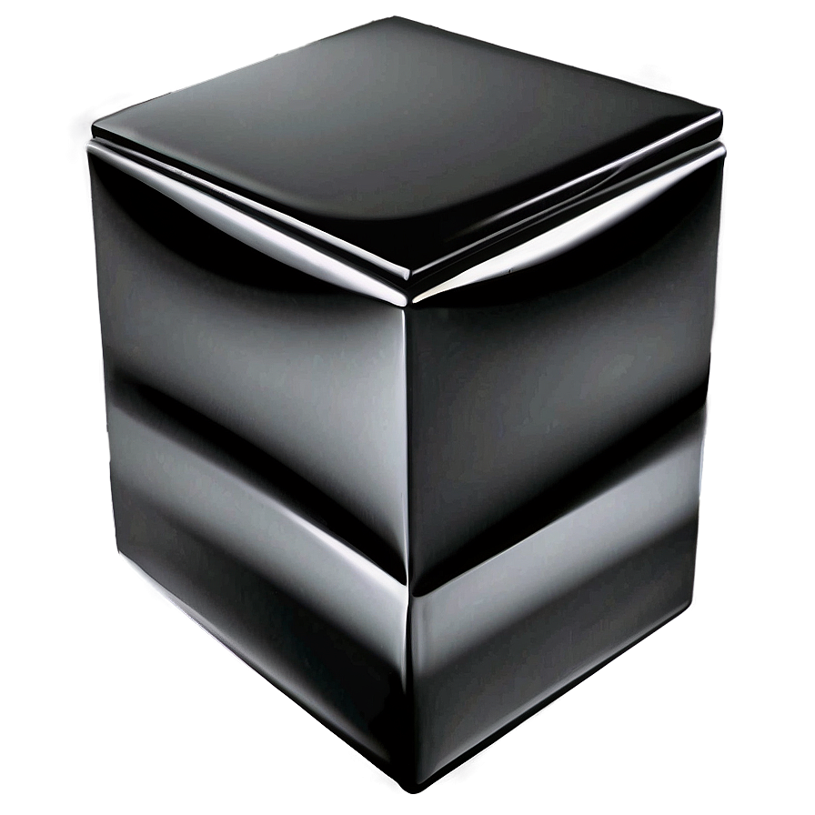 Download Glossy Black Box Png Uxd61 | Wallpapers.com