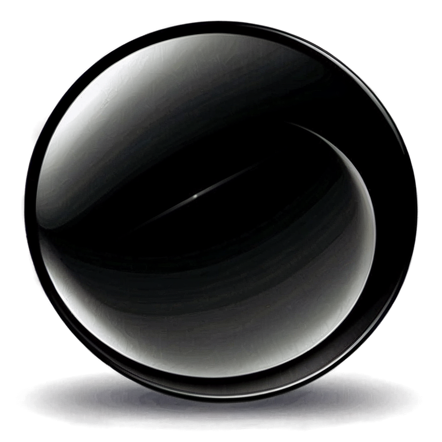 Glossy Black Circle Png Xty8 PNG