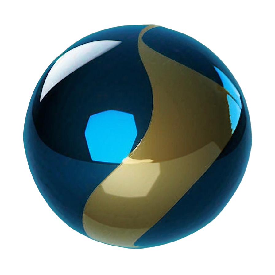 Glossy Blue Ball Png 25 PNG