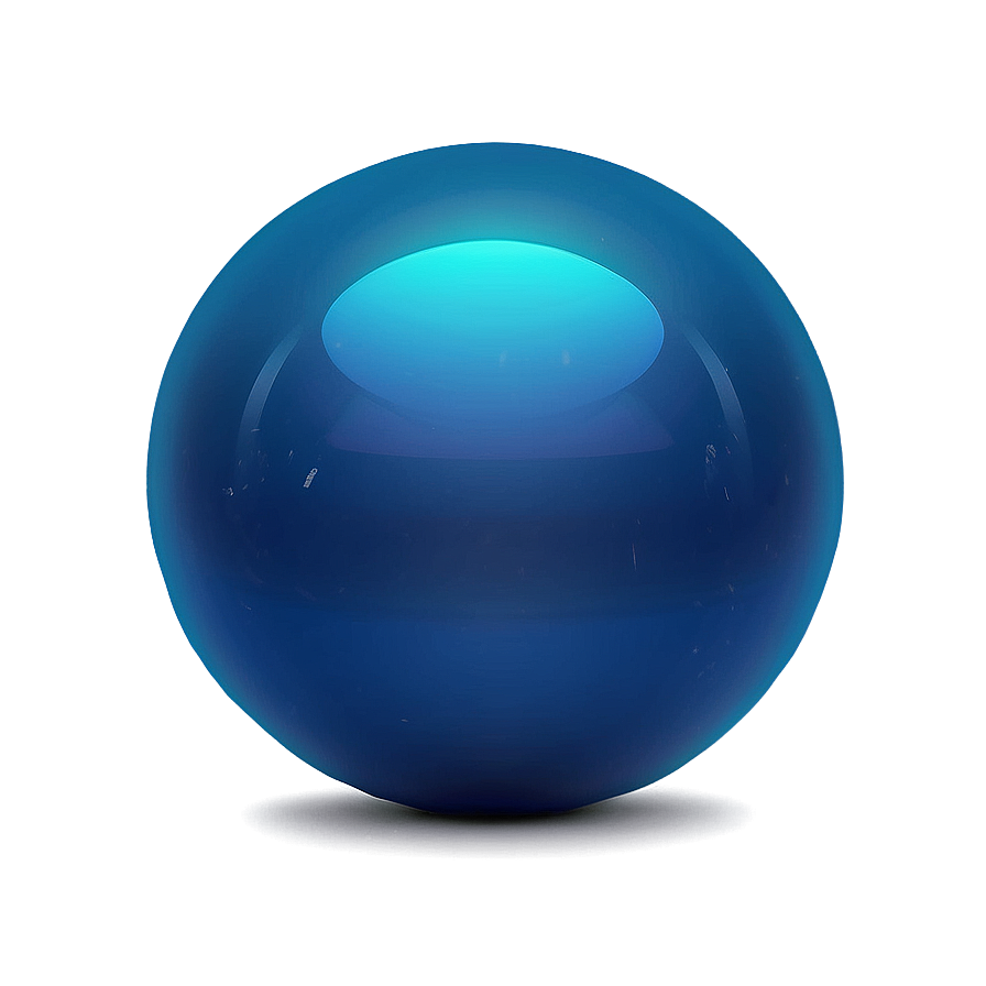 Glossy Blue Ball Png Edx47 PNG