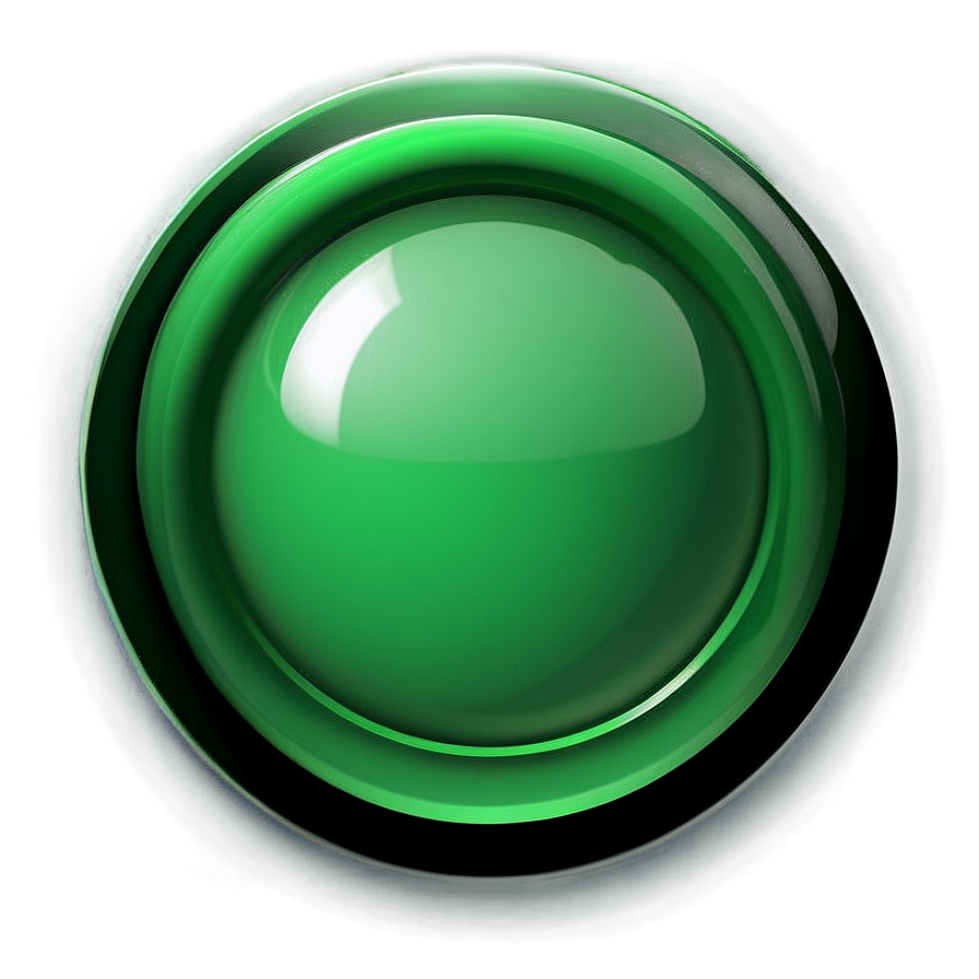 Download Glossy Green Button Icon Png 05062024 | Wallpapers.com