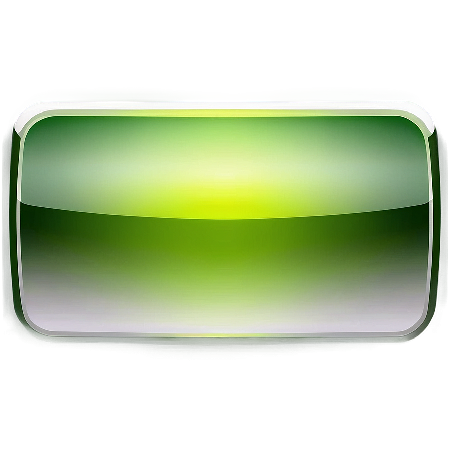Glossy Green Gradient Button Png Eqq38 PNG