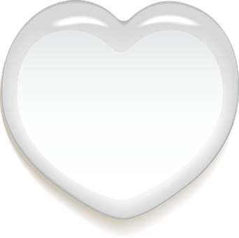 Glossy Heart Icon PNG