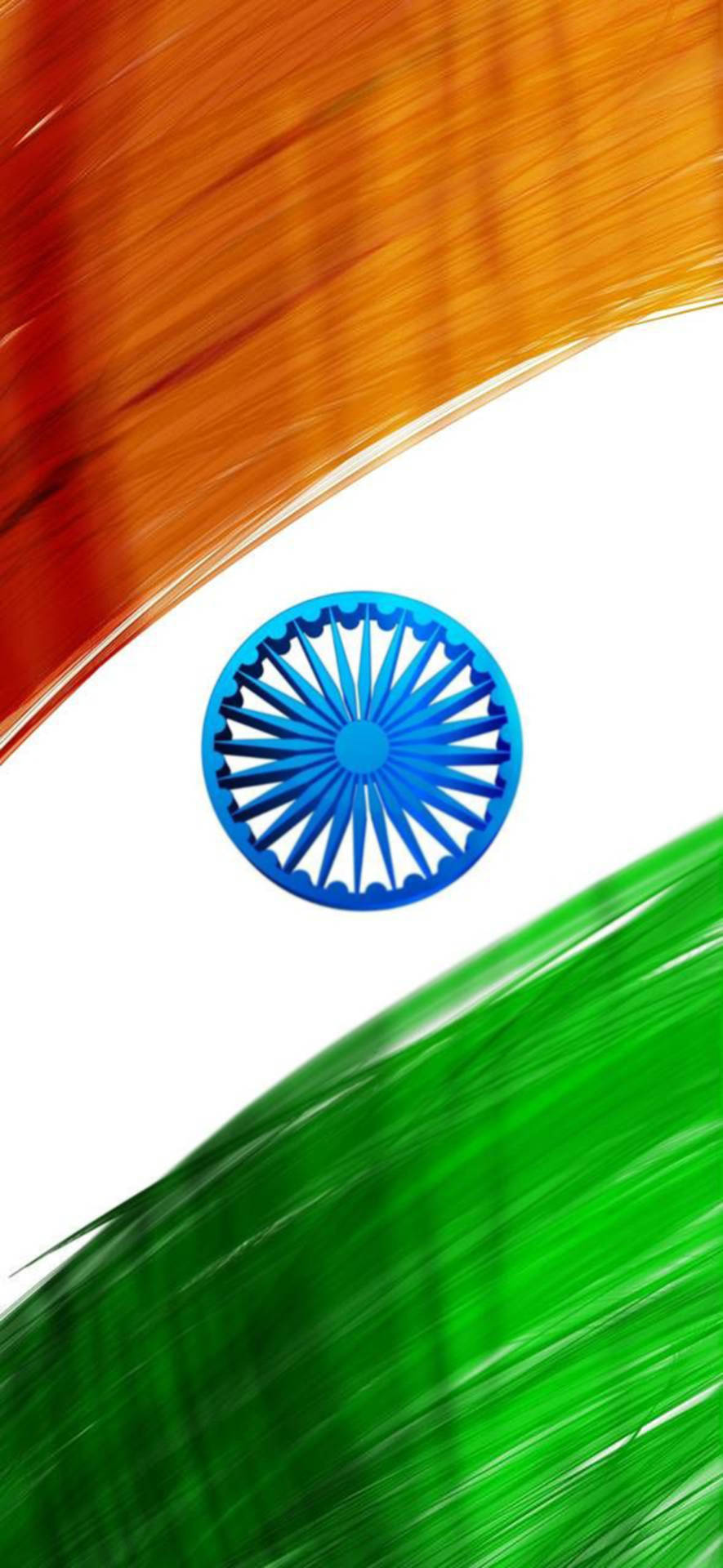 Glossy Indian Flag Mobile