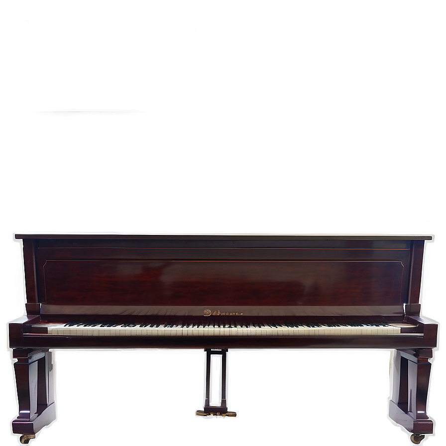 Glossy Mahogany Upright Piano Png 62 PNG