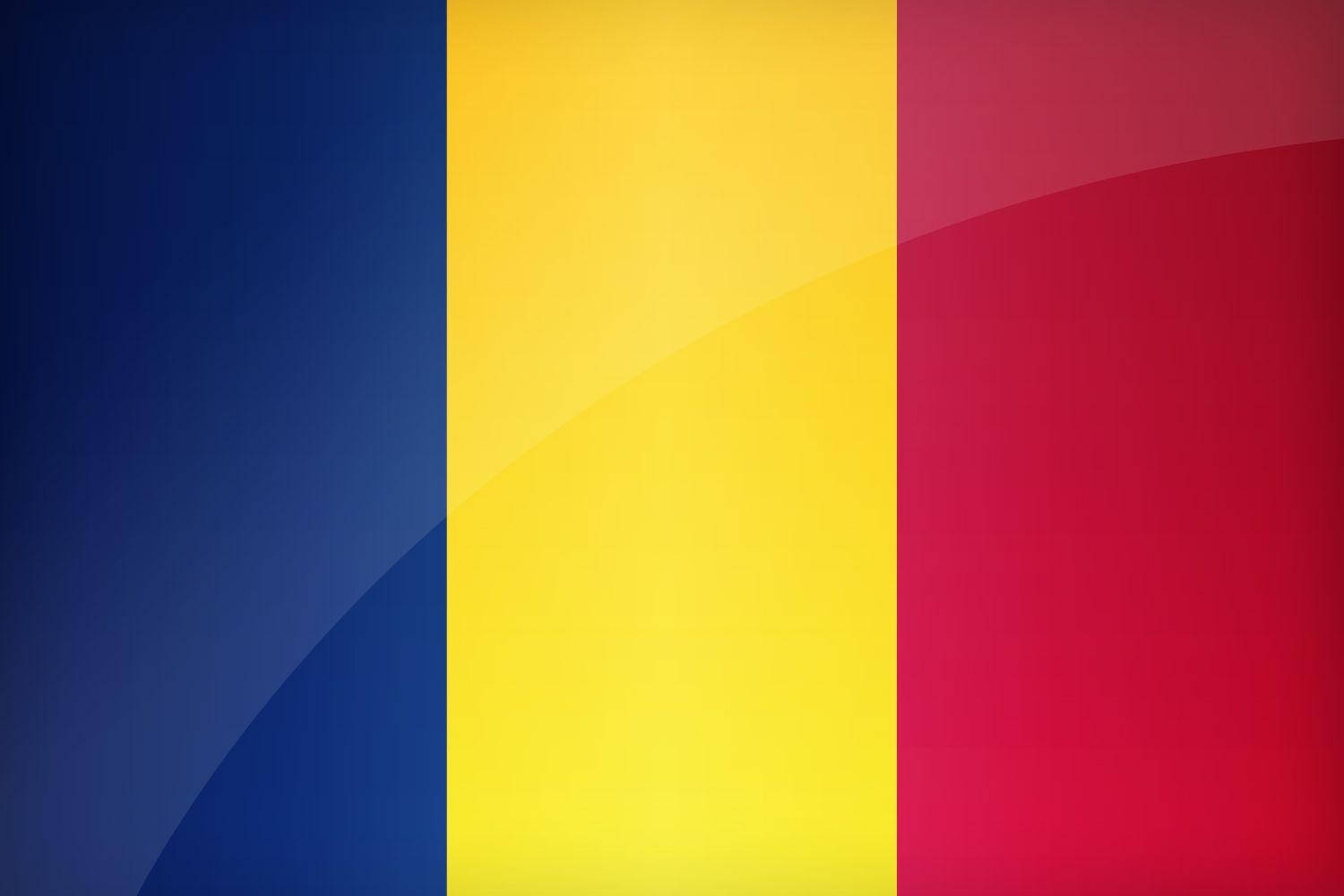 Glossy Moldovas Country Flag Background