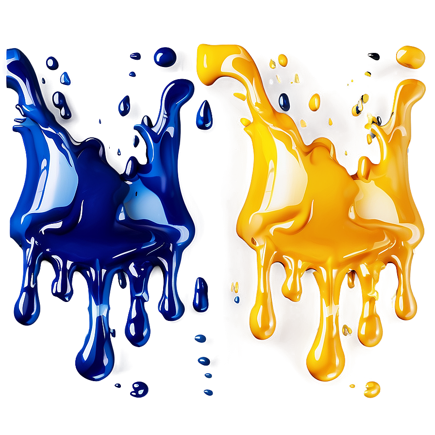 Glossy Paint Drip Png Riy PNG